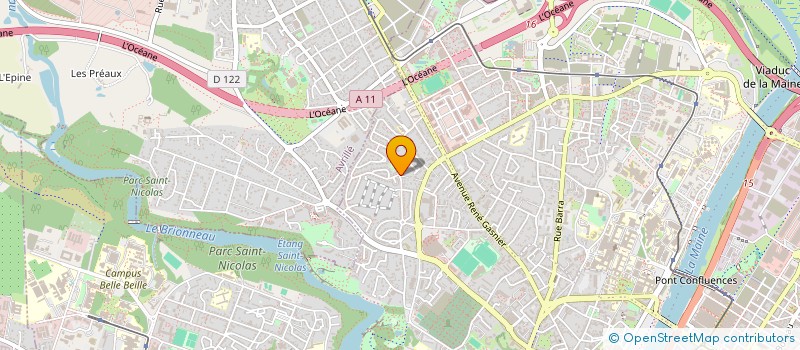 localisation de l'entreprise MADAME FABIENNE BLAIN  ANGERS