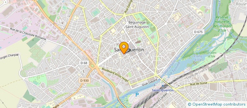 localisation de l'entreprise MADAME FABIENNE BLERIOT à SAINT-QUENTIN