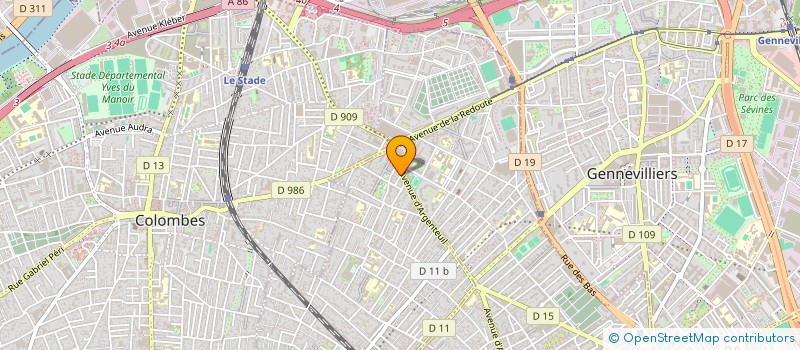 localisation de l'entreprise MADAME FABIENNE BOILEAU à BOIS-COLOMBES