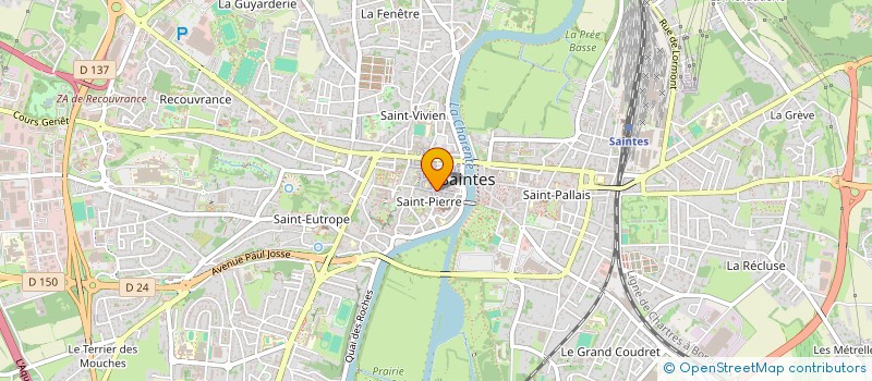 localisation de l'entreprise MADAME FABIENNE BOIZEAU  SAINTES