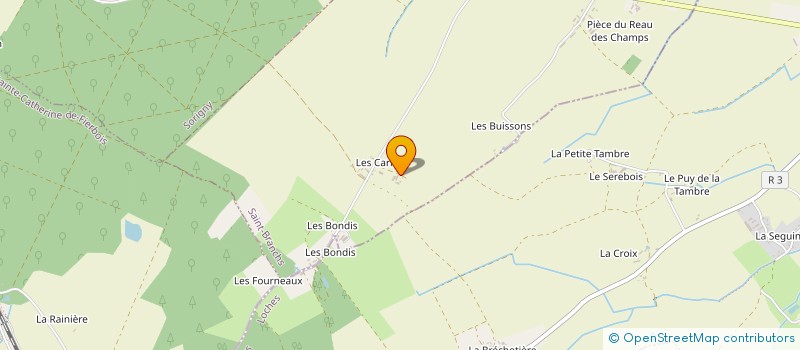 localisation de l'entreprise MADAME FABIENNE BONIN  SAINT-BRANCHS