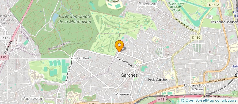 localisation de l'entreprise MADAME FABIENNE BONNET à GARCHES