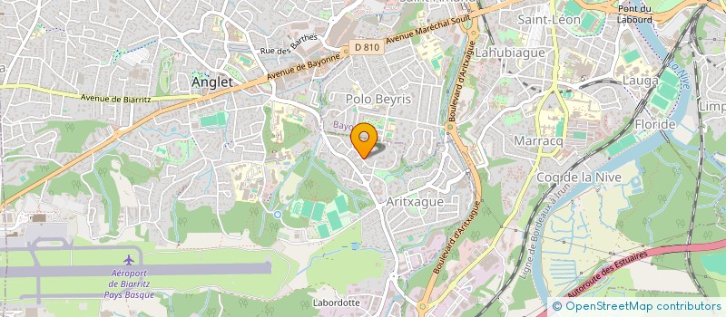 localisation de l'entreprise MADAME FABIENNE BORRA à ANGLET