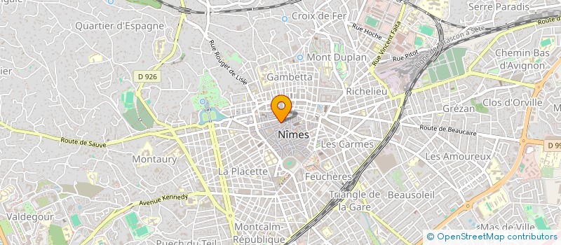 localisation de l'entreprise MADAME FABIENNE BOUDART à NIMES