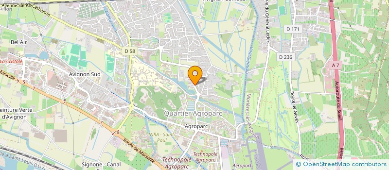 localisation de l'entreprise MADAME FABIENNE BOUGHEDIR  AVIGNON