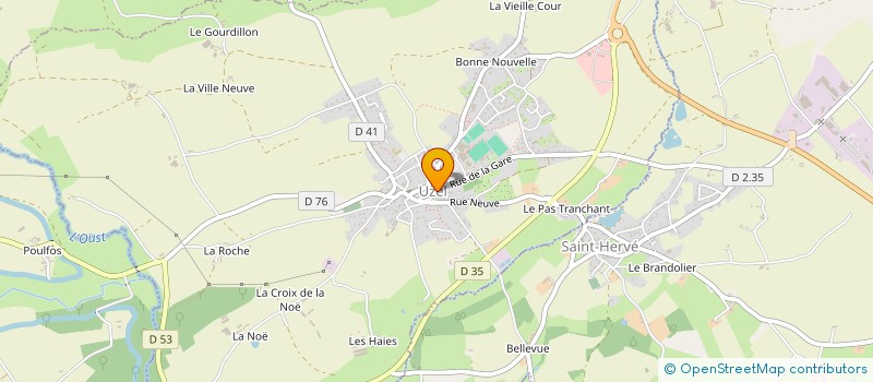 localisation de l'entreprise MADAME FABIENNE BOUGUET à UZEL