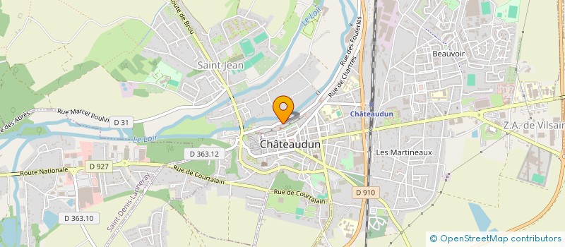 localisation de l'entreprise MADAME FABIENNE BOUHOURS à CHATEAUDUN
