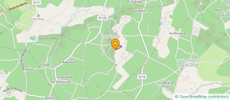 localisation de l'entreprise MADAME FABIENNE BOUHOURS  SAINT-JEAN-DE-BLAIGNAC