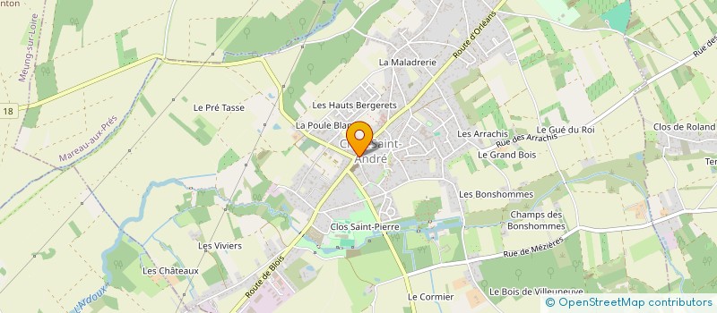 localisation de l'entreprise MADAME FABIENNE BOULMIER à CLERY-SAINT-ANDRE