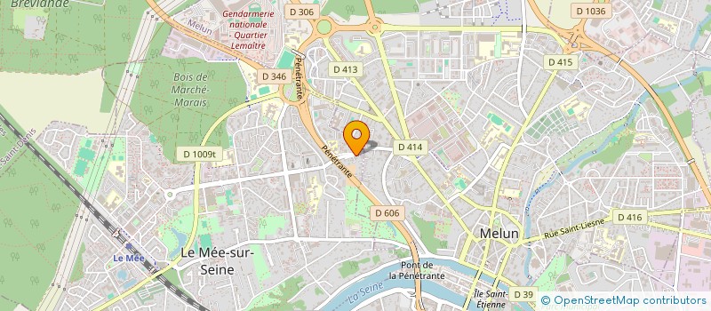 localisation de l'entreprise MADAME FABIENNE BOURDAREAU  LE MEE-SUR-SEINE