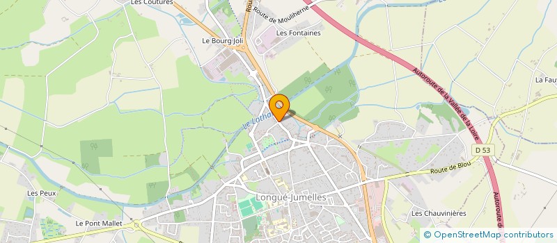 localisation de l'entreprise MADAME FABIENNE BOUSSARD  LONGUE-JUMELLES