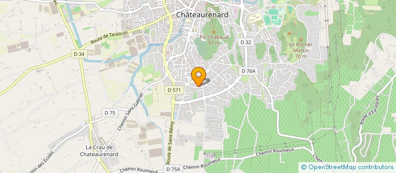 localisation de l'entreprise MADAME FABIENNE BOYER  CHATEAURENARD