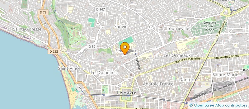 localisation de l'entreprise MADAME FABIENNE BRANCY à LE HAVRE