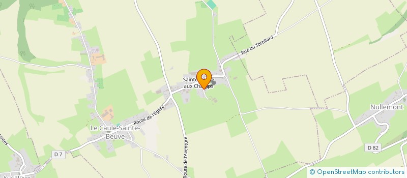 localisation de l'entreprise MADAME FABIENNE BREANT  LE CAULE-SAINTE-BEUVE