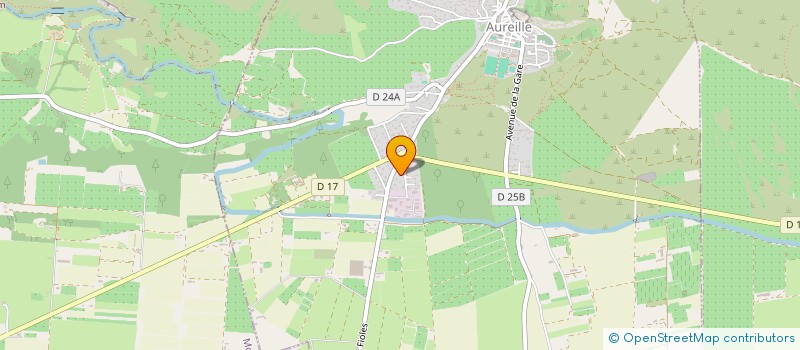 localisation de l'entreprise MADAME FABIENNE BRENIER  AUREILLE