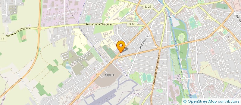 localisation de l'entreprise MADAME FABIENNE BRESSON  SAINT-SAUVEUR