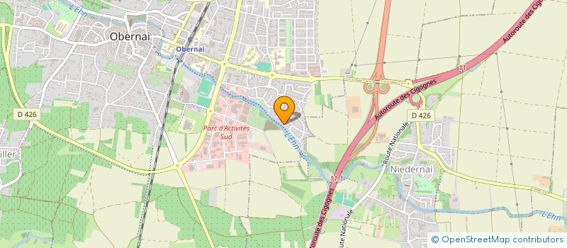 localisation de l'entreprise MADAME FABIENNE BRIGITTE DURANT  OBERNAI