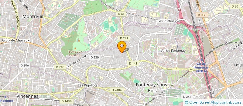 localisation de l'entreprise MADAME FABIENNE BRIQUET à FONTENAY-SOUS-BOIS