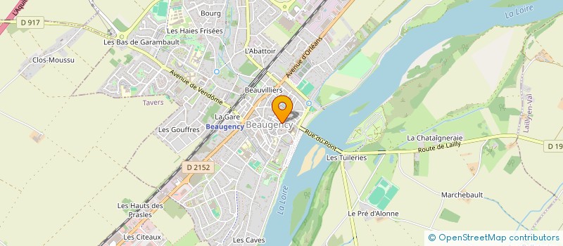 localisation de l'entreprise MADAME FABIENNE BROSSIER à BEAUGENCY