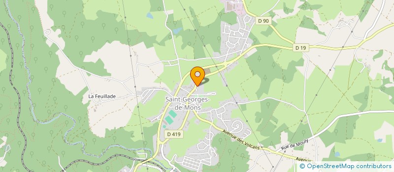 localisation de l'entreprise MADAME FABIENNE BRUGIERE  SAINT-GEORGES-DE-MONS