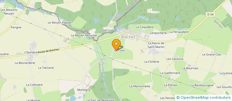localisation de l'entreprise MADAME FABIENNE BRULEY à VOUVRAY