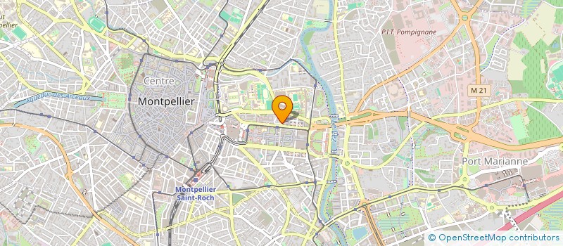 localisation de l'entreprise MADAME FABIENNE BRUNEL à MONTPELLIER