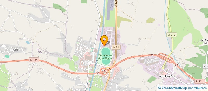 localisation de l'entreprise MADAME FABIENNE BRUNIER  AUCH