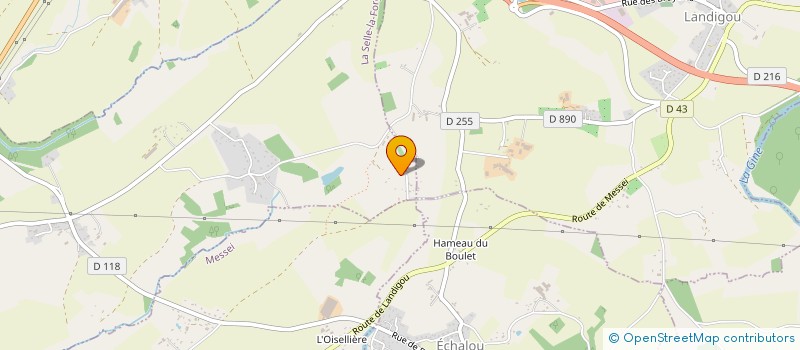 localisation de l'entreprise MADAME FABIENNE BUISSON à LA SELLE LA FORGE
