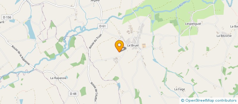 localisation de l'entreprise MADAME FABIENNE BULIN  AUZITS