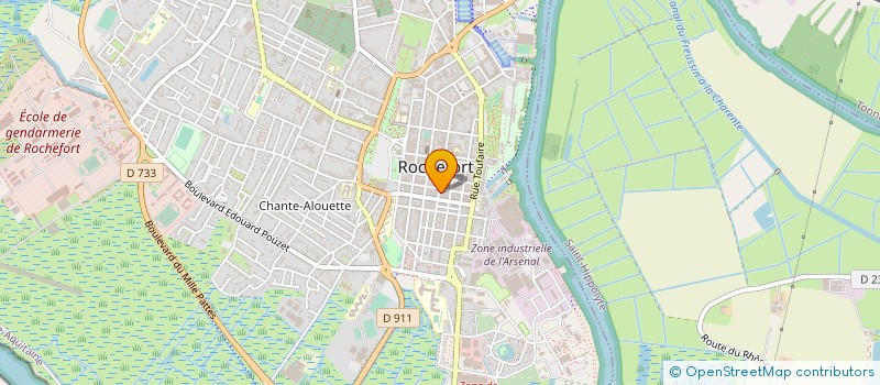 localisation de l'entreprise MADAME FABIENNE BULTE-DUBOIS à ROCHEFORT