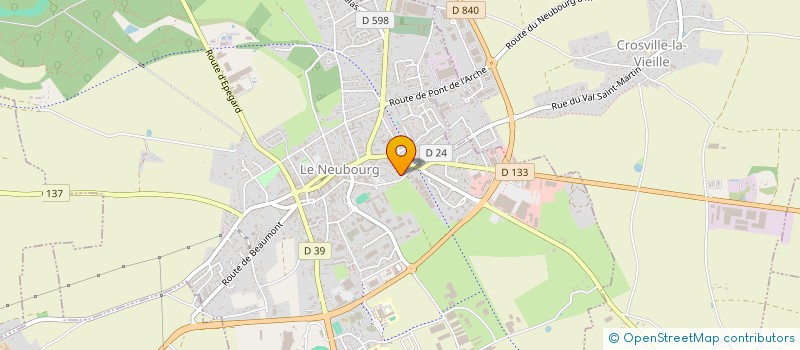 localisation de l'entreprise MADAME FABIENNE BUQUET  SAINT-AUBIN-D'ECROSVILLE