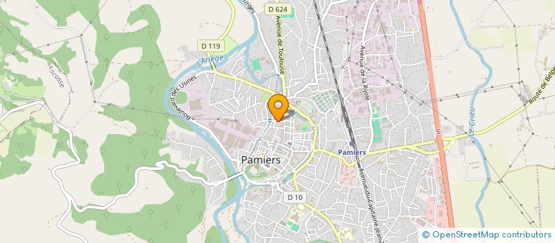 localisation de l'entreprise MADAME FABIENNE CABAL à PAMIERS
