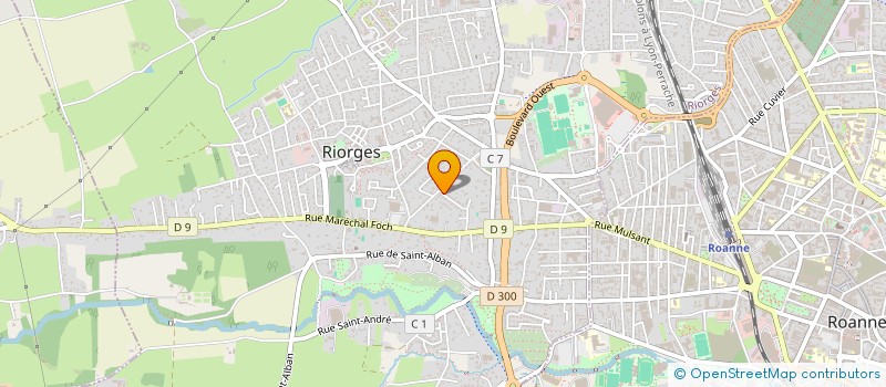 localisation de l'entreprise MADAME FABIENNE CABANES à RIORGES