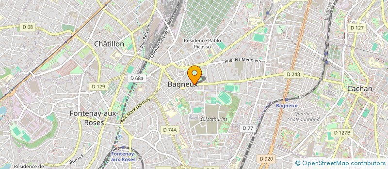 localisation de l'entreprise MADAME FABIENNE CABIANCA à BAGNEUX