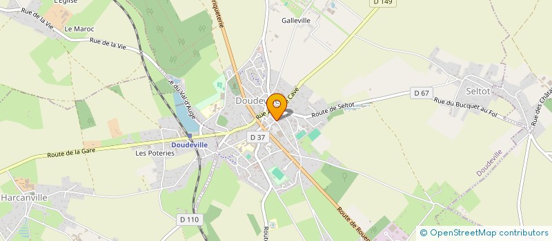 localisation de l'entreprise MADAME FABIENNE CARE  DOUDEVILLE