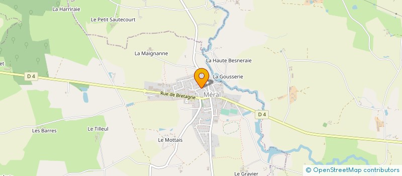 localisation de l'entreprise MADAME FABIENNE CARLIER à MERAL