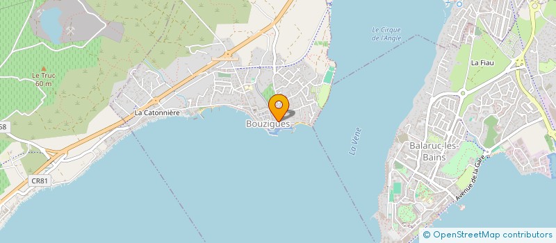 localisation de l'entreprise MADAME FABIENNE CARME  BOUZIGUES