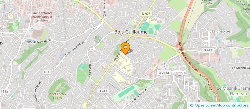 localisation de l'entreprise MADAME FABIENNE CARRE à BOIS-GUILLAUME