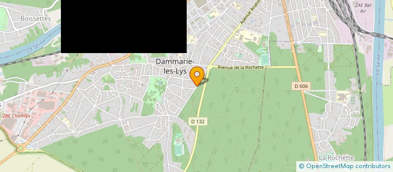 localisation de l'entreprise MADAME FABIENNE CASSANGE à DAMMARIE-LES-LYS