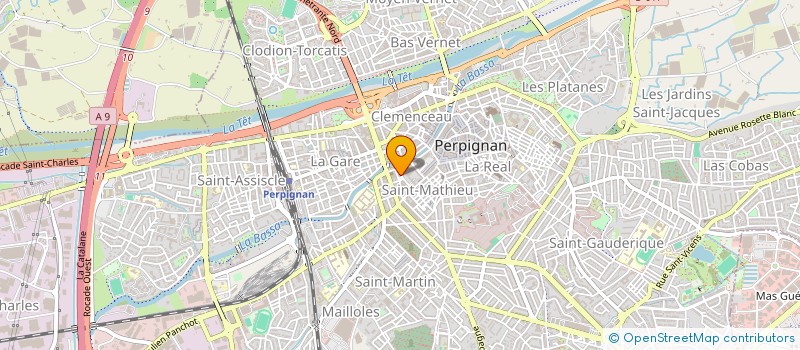 localisation de l'entreprise MADAME FABIENNE CASTANY  PERPIGNAN