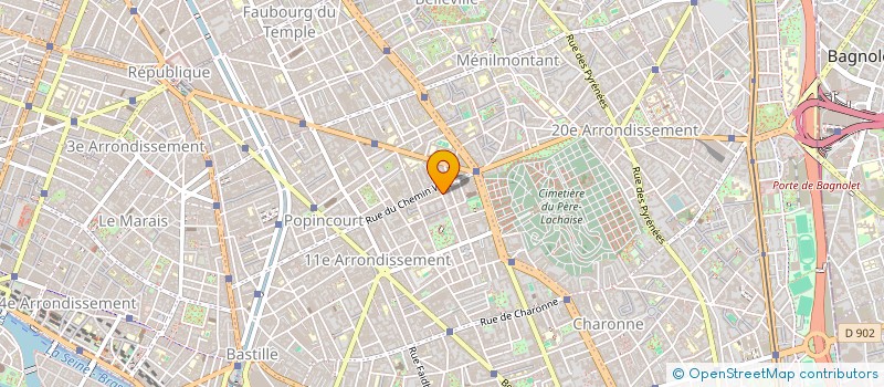 localisation de l'entreprise MADAME FABIENNE CAZENAVE  PARIS