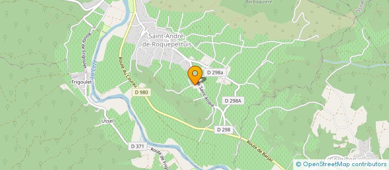localisation de l'entreprise MADAME FABIENNE CHABROL  SAINT-ANDRE-DE-ROQUEPERTUIS