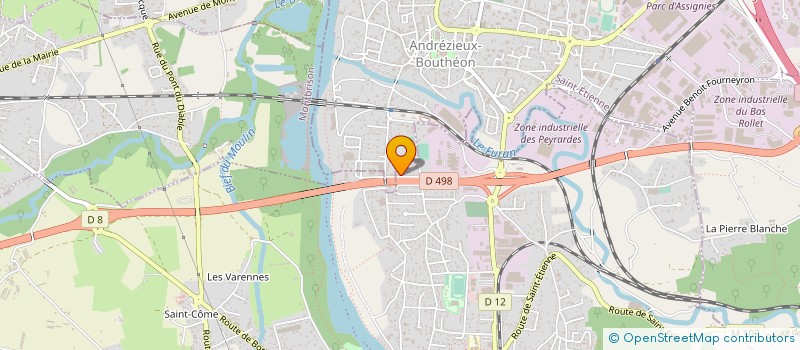 localisation de l'entreprise MADAME FABIENNE CHALENCON  SAINT-JUST-SAINT-RAMBERT