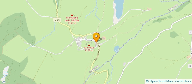 localisation de l'entreprise MADAME FABIENNE CHANET  COMPAINS