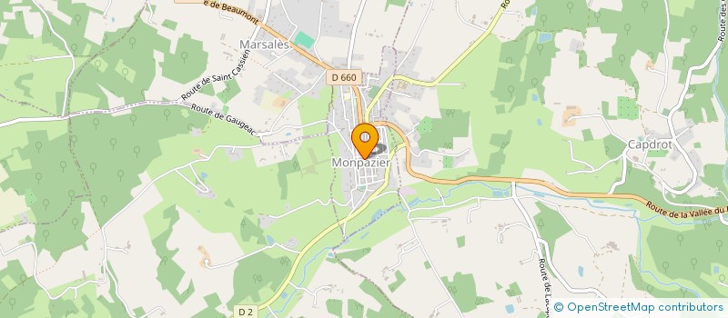 localisation de l'entreprise MADAME FABIENNE CHANTAL  MONPAZIER