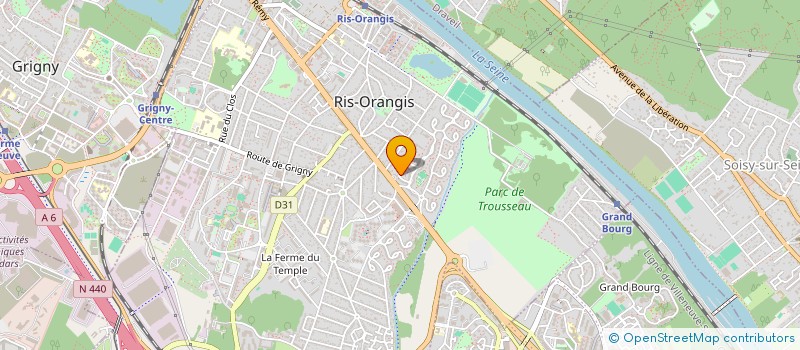 localisation de l'entreprise MADAME FABIENNE CHANTREL à RIS-ORANGIS