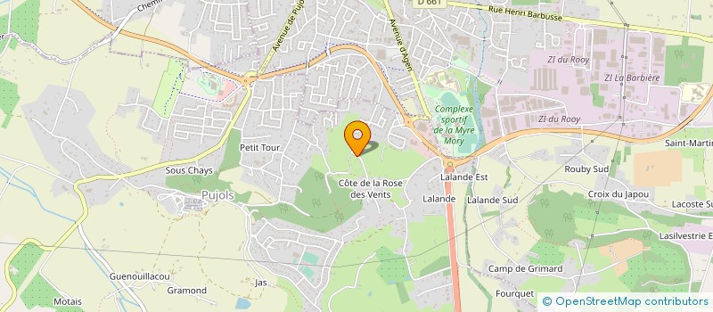 localisation de l'entreprise MADAME FABIENNE CHAPELAIN  PUJOLS