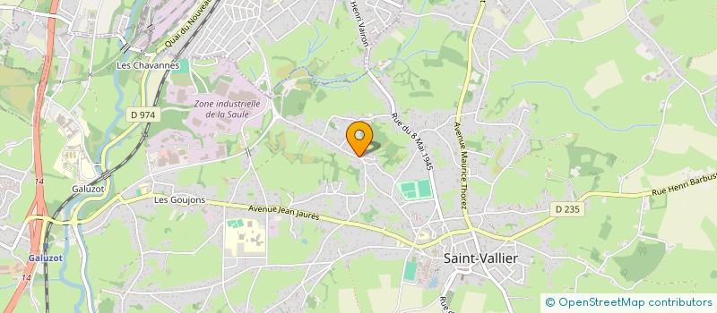 localisation de l'entreprise MADAME FABIENNE CHARLES à SAINT-VALLIER