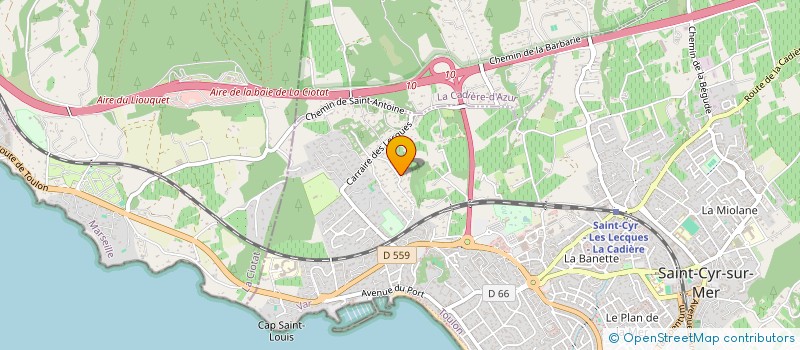 localisation de l'entreprise MADAME FABIENNE CHASTANG à SAINT-CYR-SUR-MER