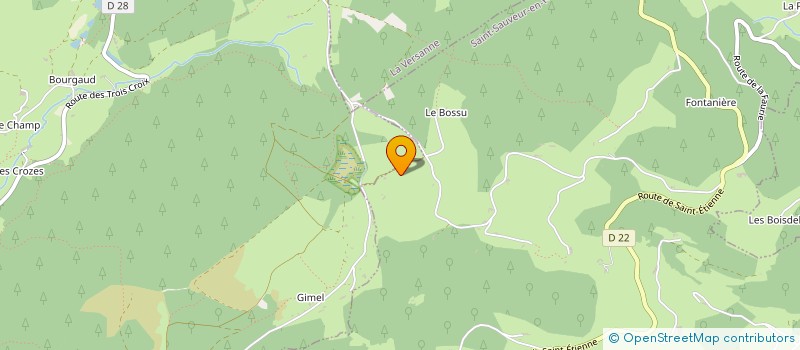 localisation de l'entreprise MADAME FABIENNE CHATELARD  SAINT-SAUVEUR-EN-RUE